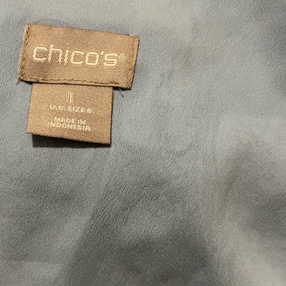 Chico’s Blue & White Maxi Dress - Picture 7 of 9